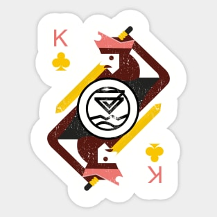 King of Clubs Sticker